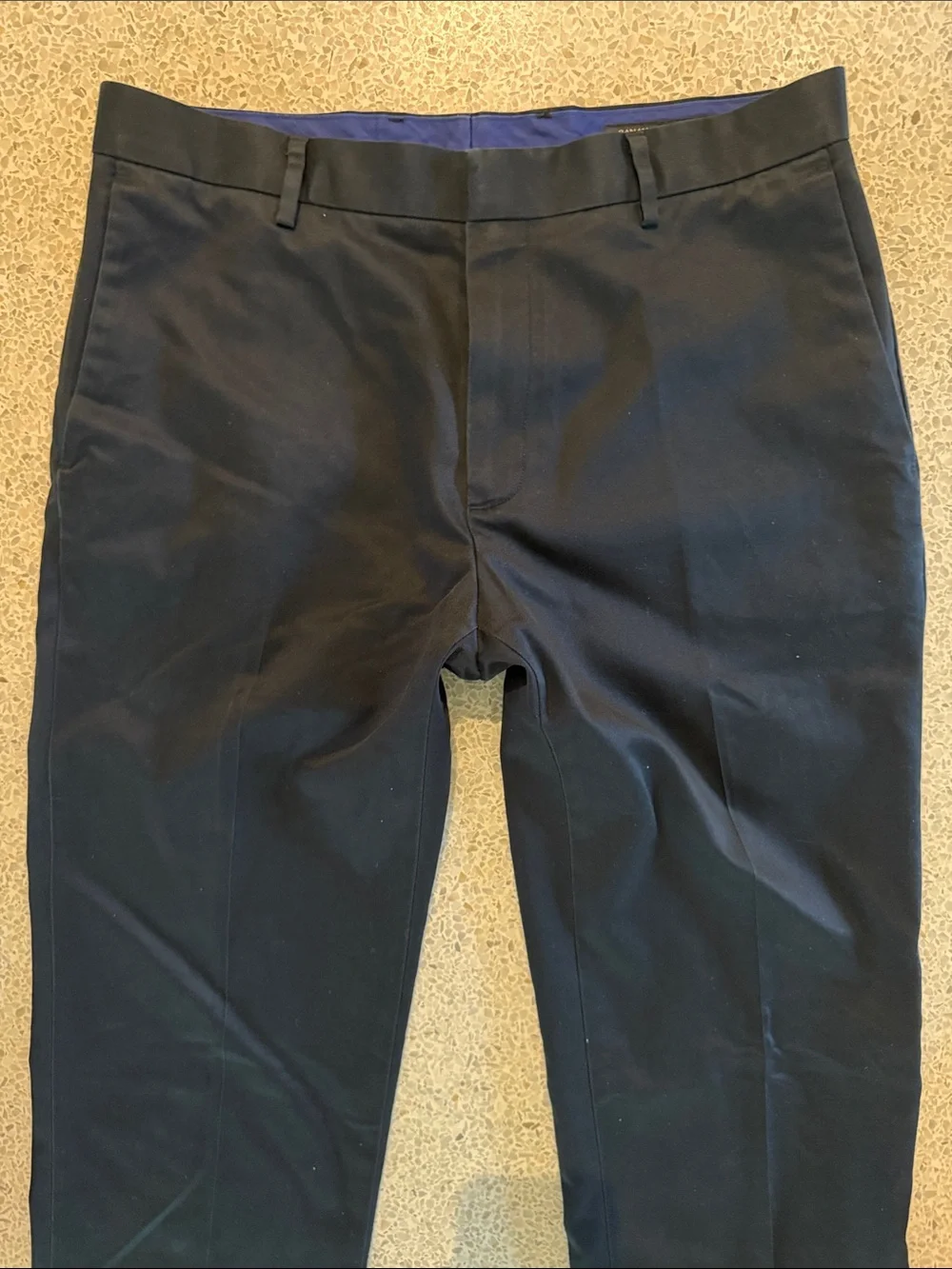 Banana Rebublic Non Iron Modern Slim Fit Black Dress Chino Pants 31 x 34